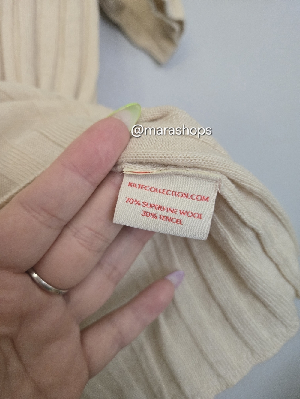 Kilte The Andrea Ribbed Sweater Tee - Picture 7 of 9